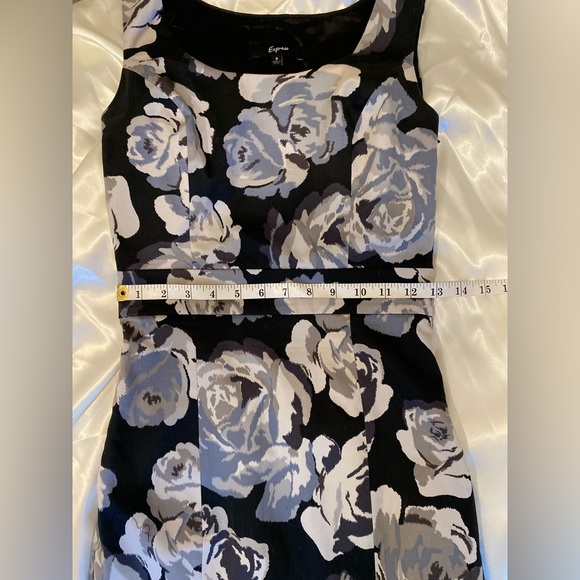 Express Classic Sleeveless Floral Sheath Dress, Size 0 (zero) - Picture 5 of 16